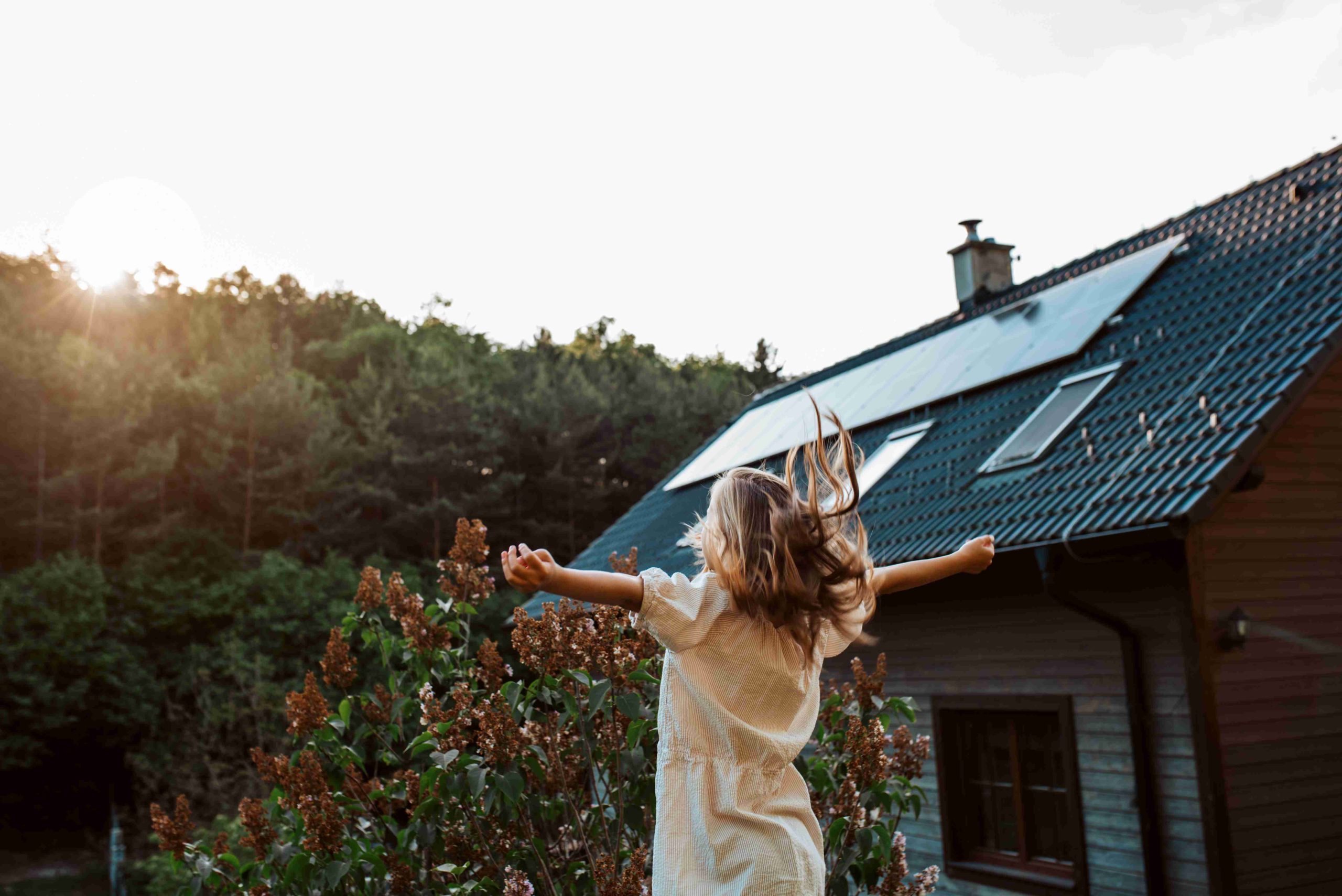 Panneaux solaires sur toiture