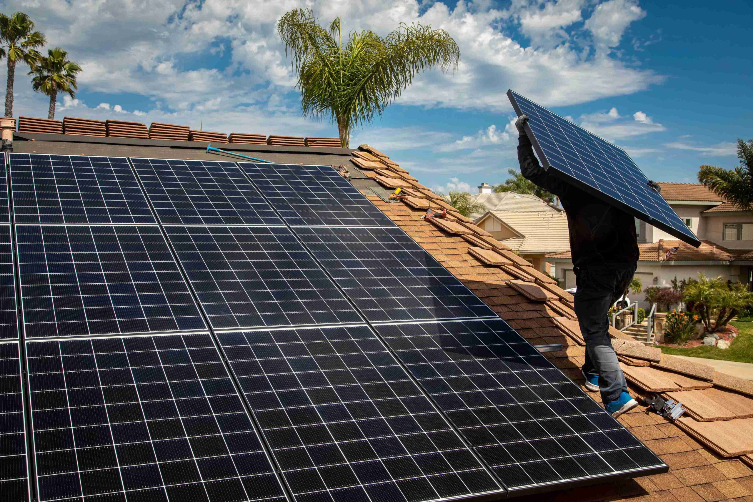 Installation panneaux solaires