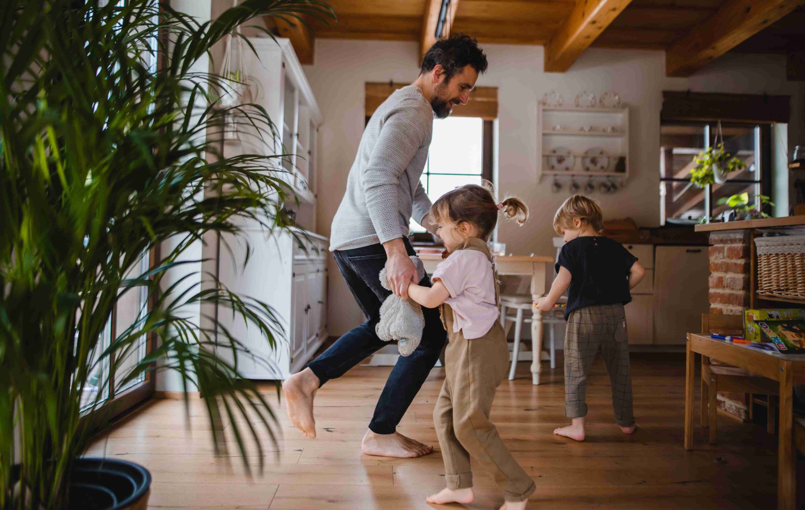 Famille en maison